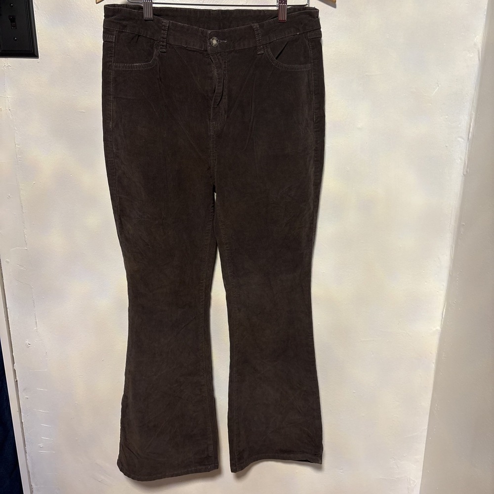 Women's‎ Corduroy Flared Wide Leg Pants, Sizes 18 Brown